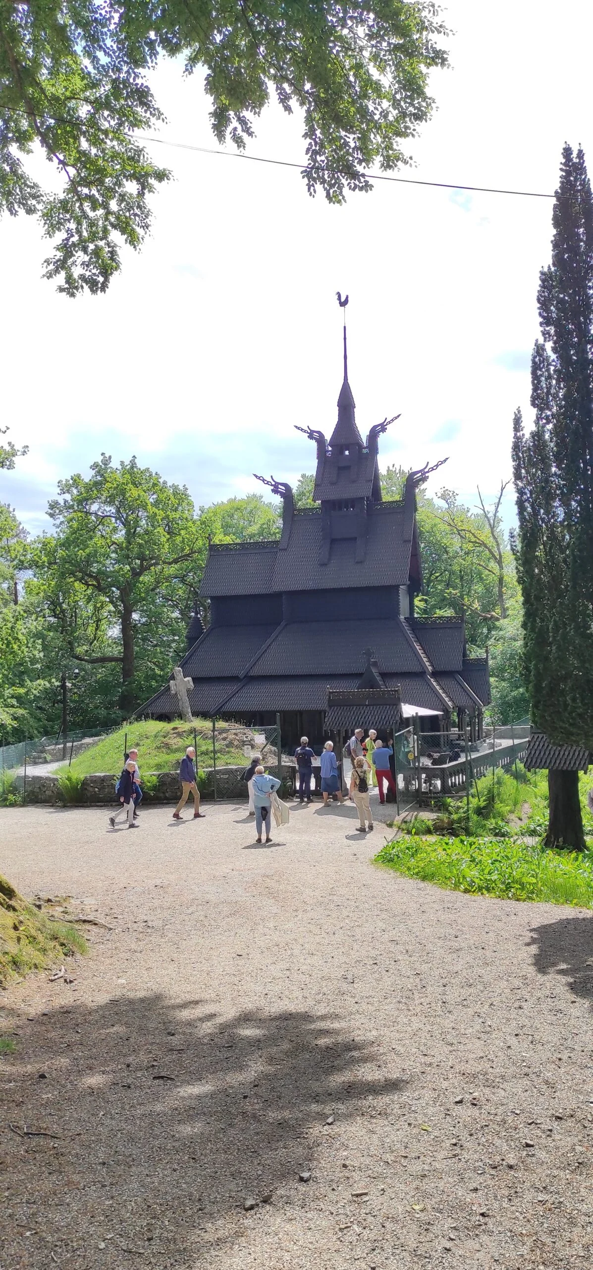 Fantoft stave church in Bergen